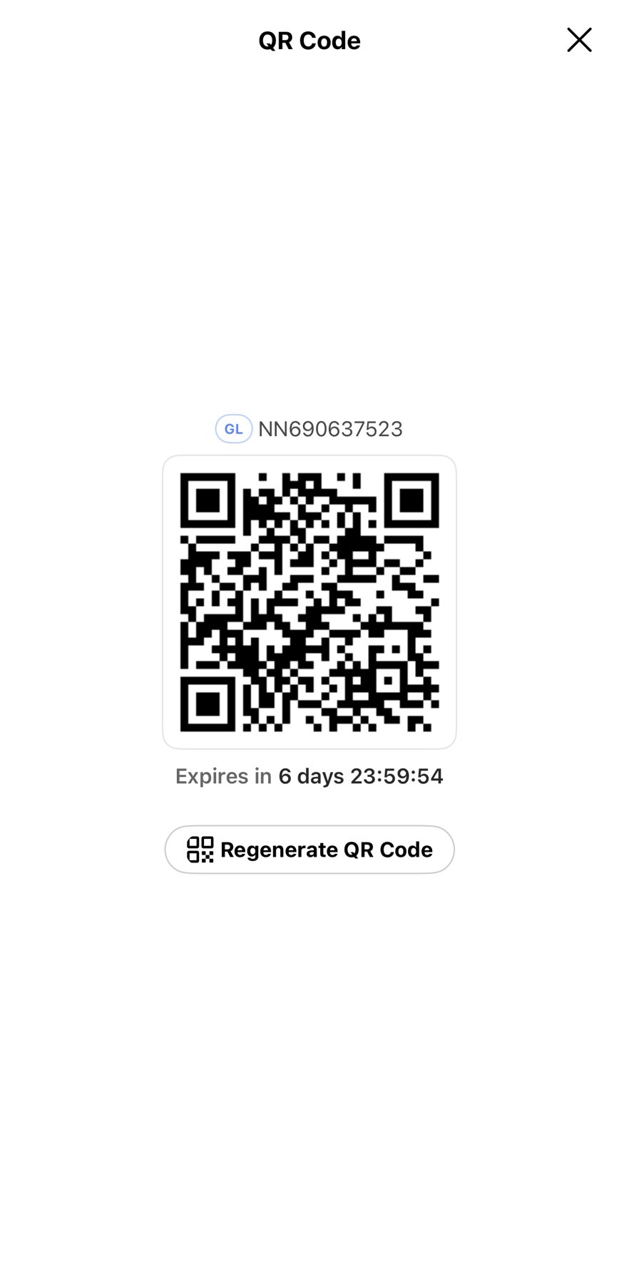 QR code for membership NN690637523